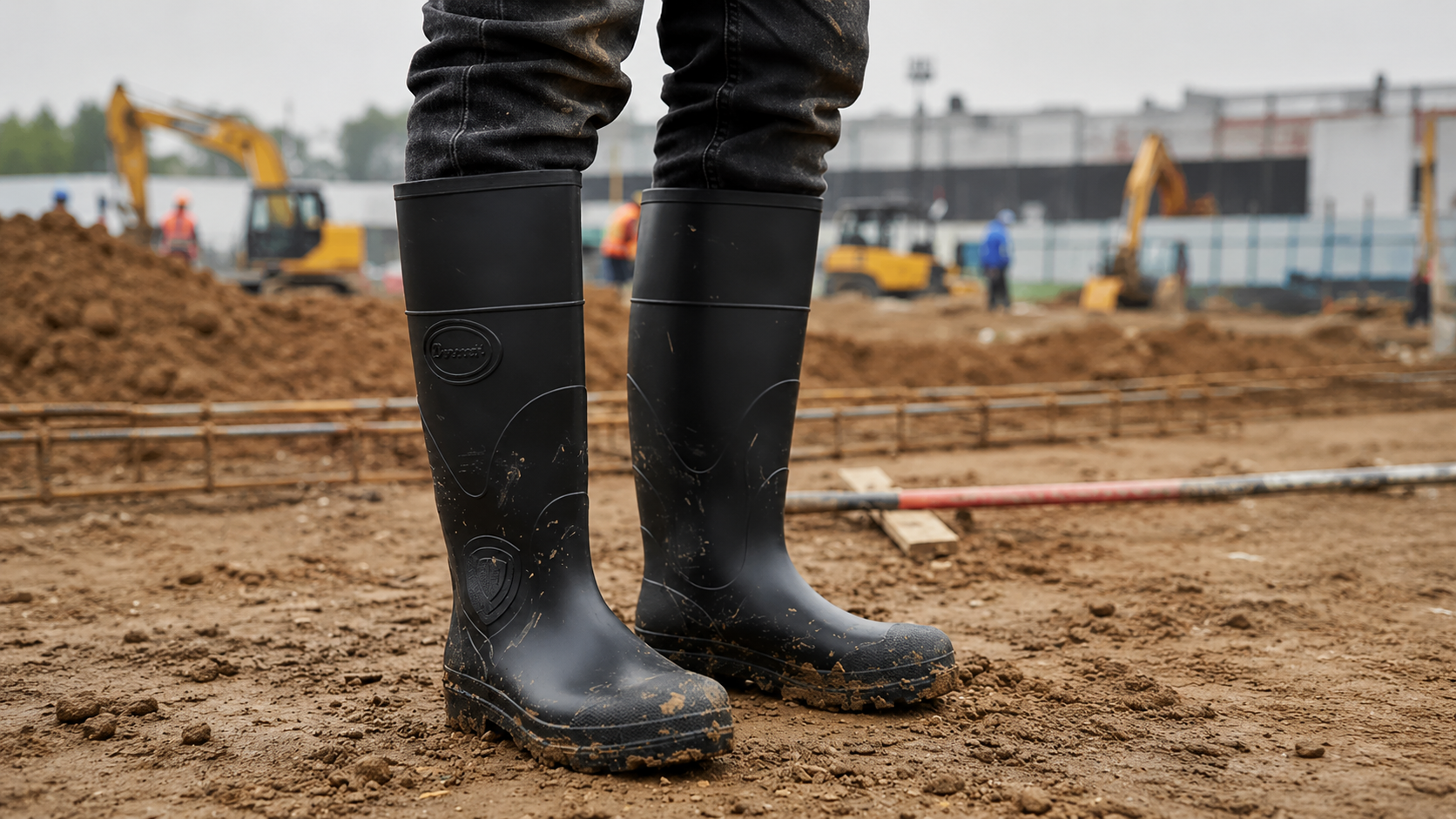 Botas de goma con puntera
