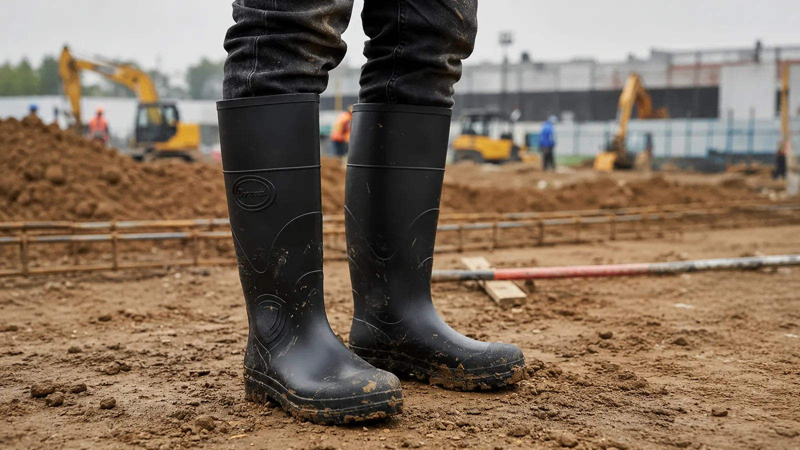 Botas de goma con puntera